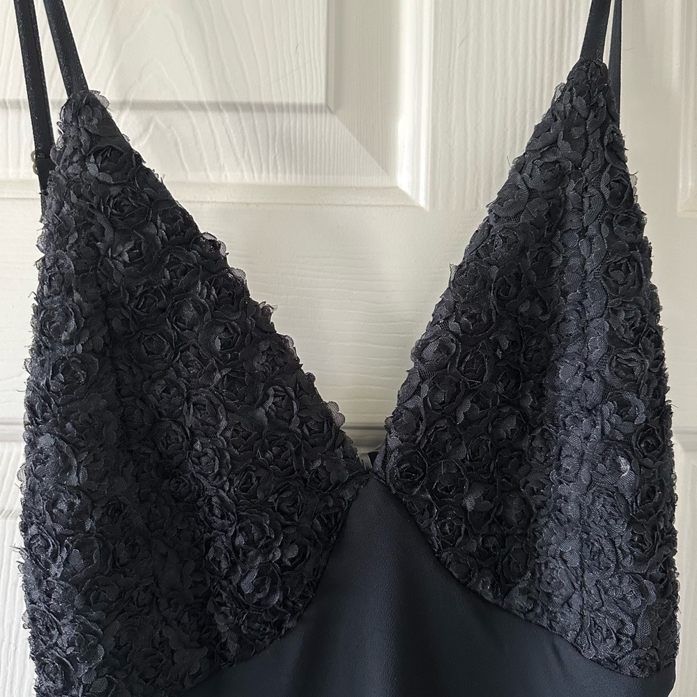 Elegant Black low back dress